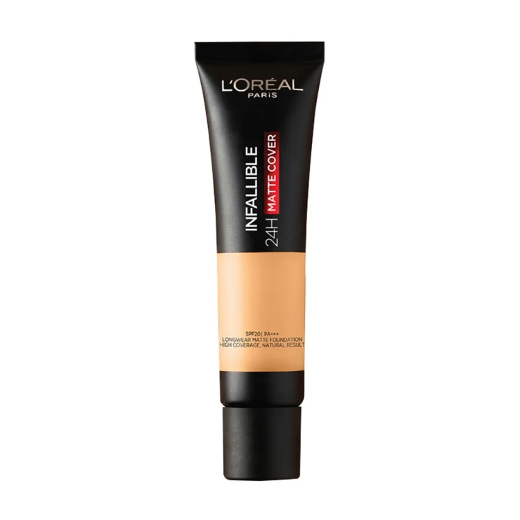 Loreal-Paris Infallible 24 H Matte Cover Liquid Foundation - 118 Rose Linen, 35Ml
