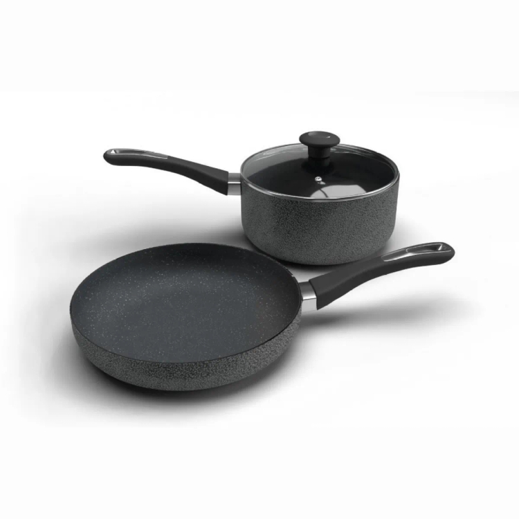 Impex Royal NonStick Granite Cookware 3pc RHFM2418
