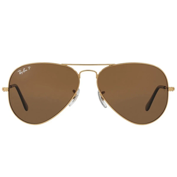 Ray-Ban Men Polarized Grey Lens Pilot Sunglasses - 0Rb3025I001/5758