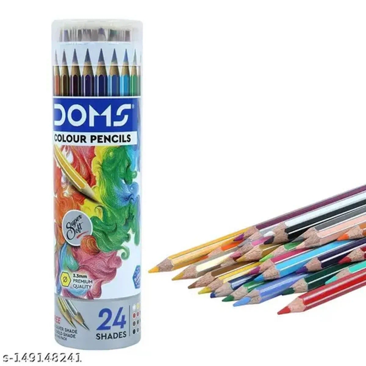 Doms FSC 24 Pencil Round Tin7202
