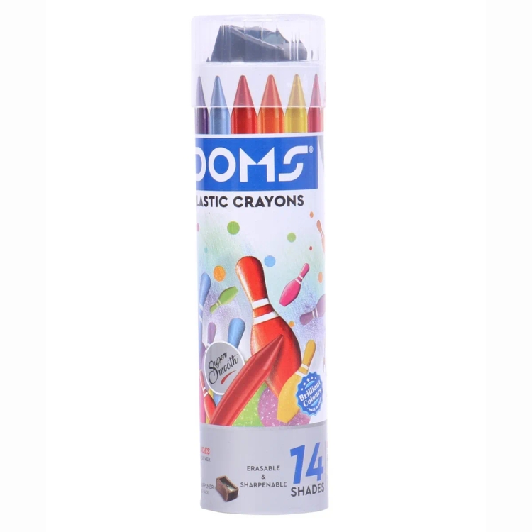 Doms PlasticCrayon 14s Tin7120