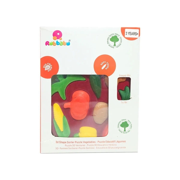 Rubbabu 3D Shape Sorter Vegetables 20156