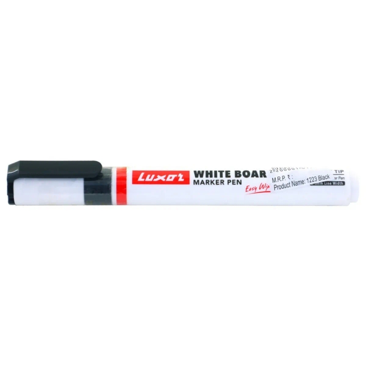 Luxor Refillable Marker Black 1223