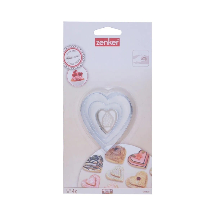 Fackelmann Zenker 4 Cookie Moulds