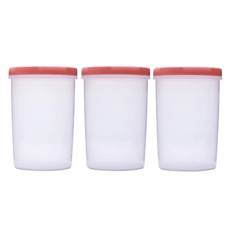 Lulu Round Container 880ml 3pc set
