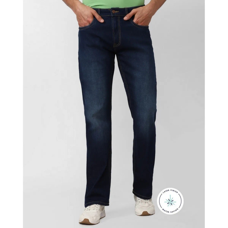 Peter England Men Regular Fit Navy Men Jeans