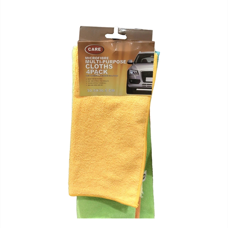 Car Care Car MicrofibreCloth 4'S 2201