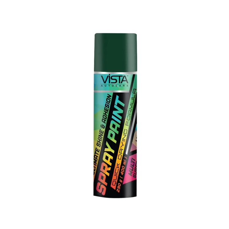 Vista Auto Care Spray Paint Fluorescent Green 400Ml