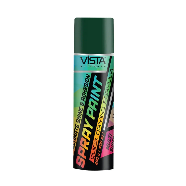 Vista Spray Paint Dark Green 400Ml