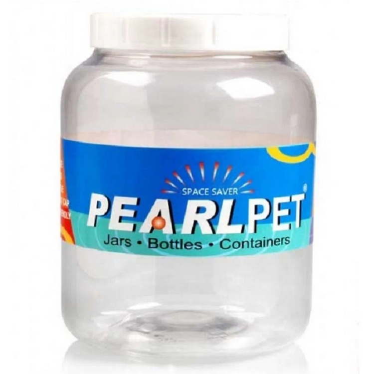 Pearlpet Jar Space Saver Plastic 600g Assorted