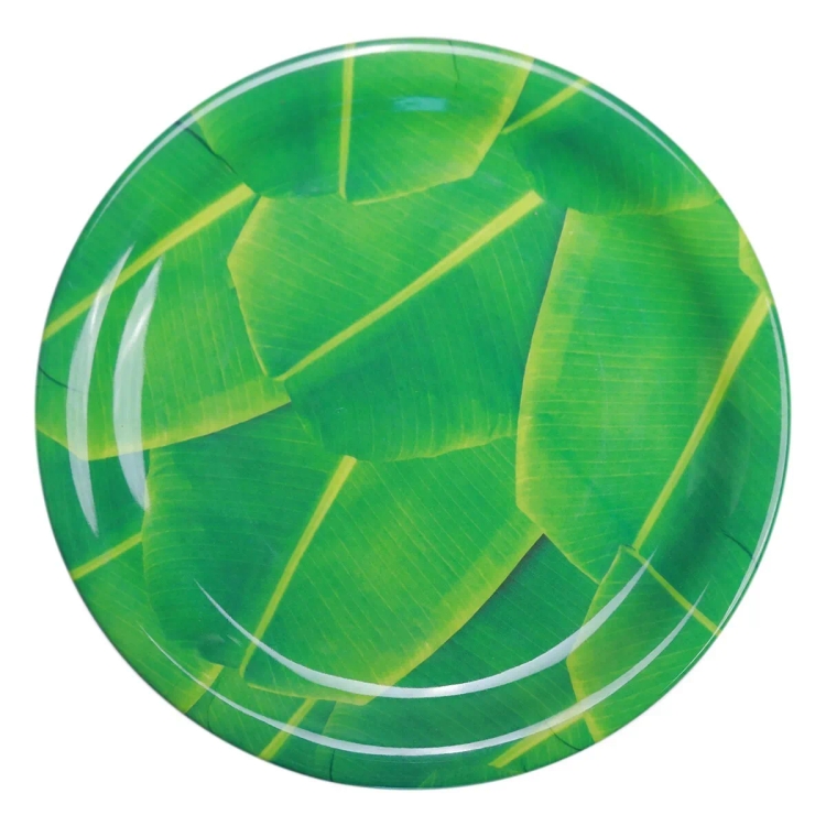 Servewell Round Small Plate S/Leaf
