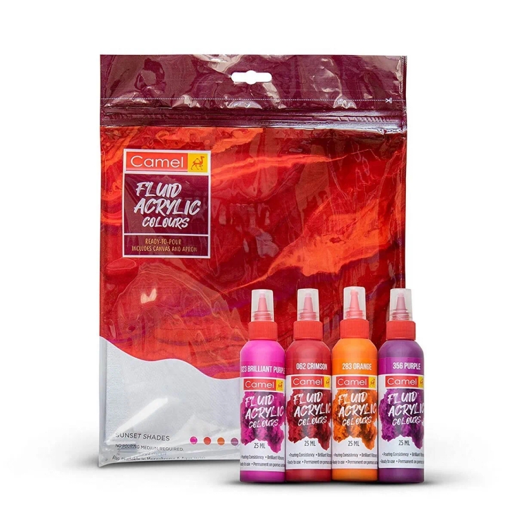 Camlin Fluid Acrylic Kit Sunset-3212897