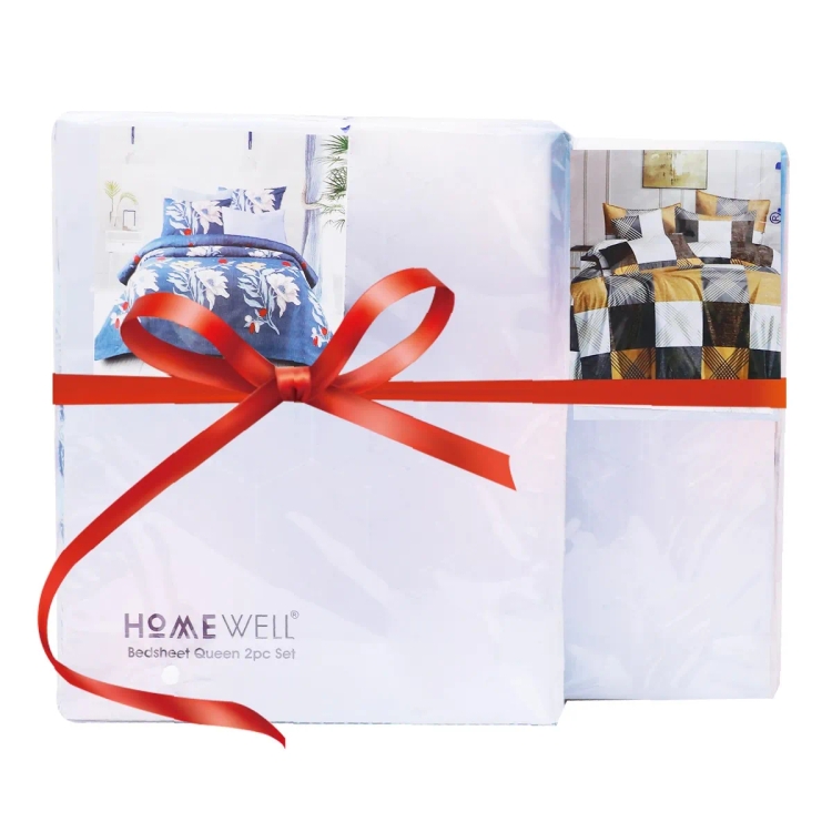 Home Well Queen Size Bed Sheet | Pack Of 2