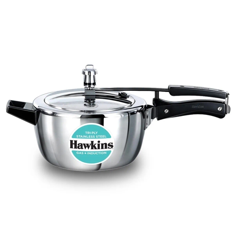 Hawkins Stainless Steel Pressure Cooker Triply 3.5L