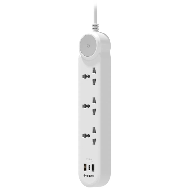 One Beat Plug Extention Long3+3USB 2M OB20332-C
