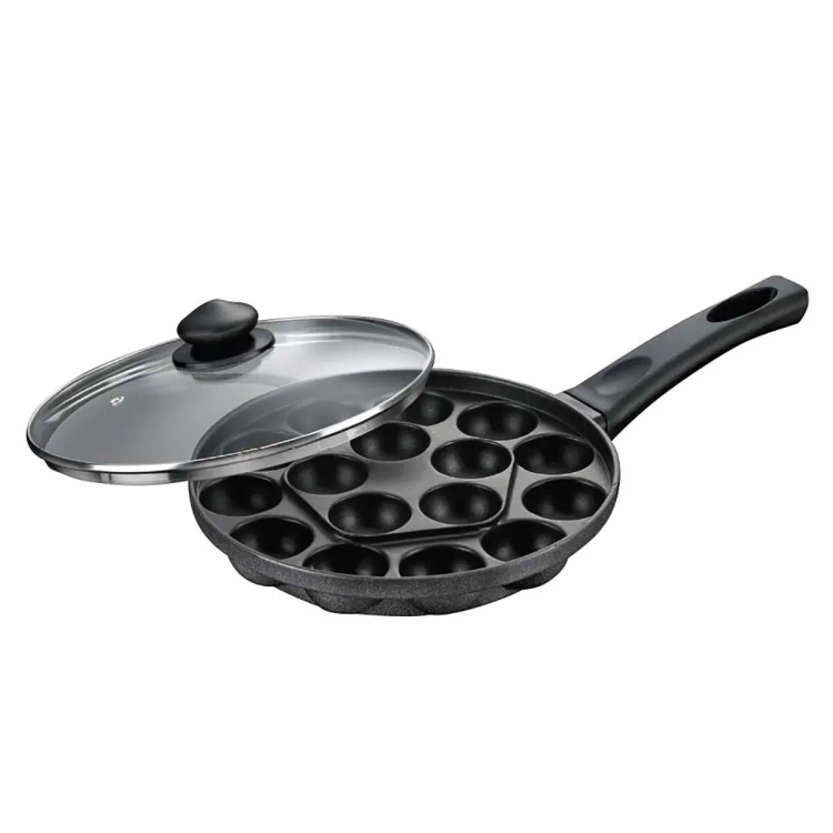 Prestige Omega Plus Paniyarakal 16 Pits With Glass Lid