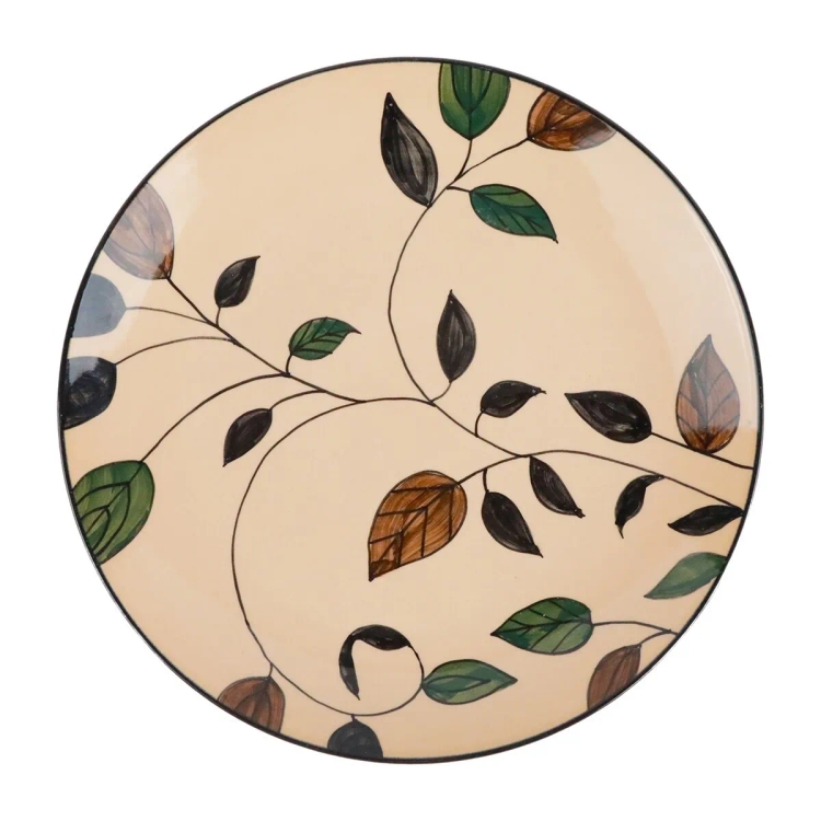 Fora Kitchen Ceramic Beige Full Plate-10