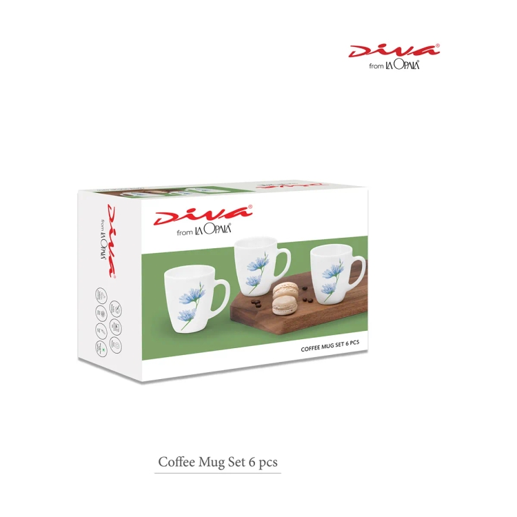 La Opala Diva Coffee Mug Set Barrel (R) 160ml