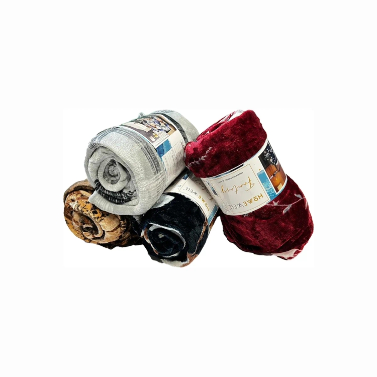 Homewell Flannel Blanket Double Assorted