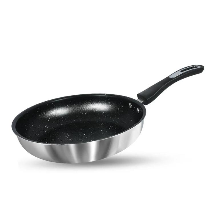 Impex Stainless Steel Non-Stick Fry Pan 24cm SFP24