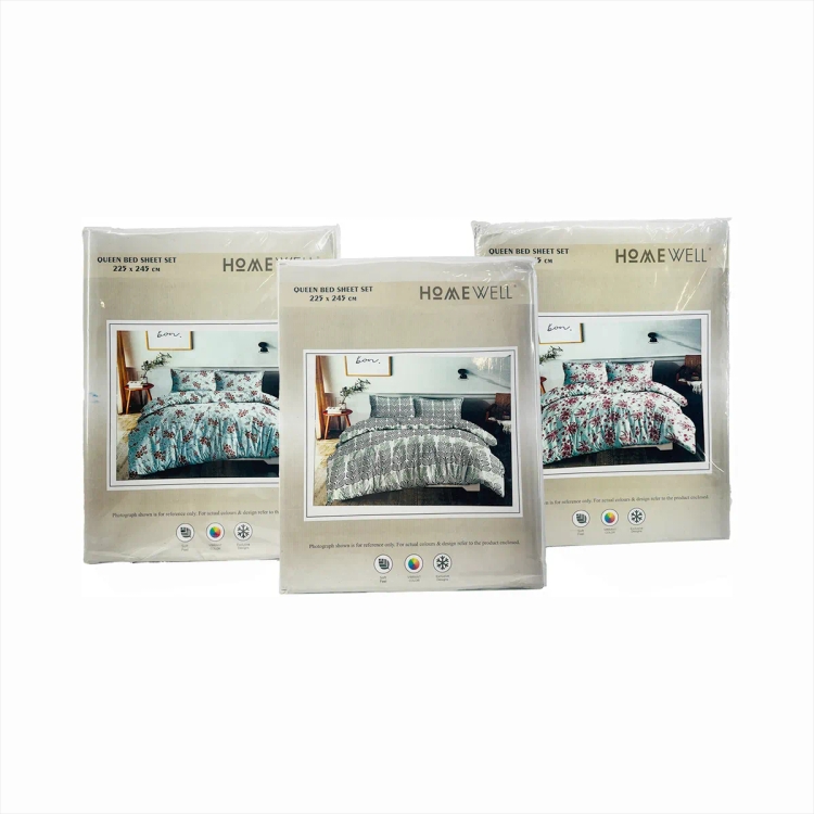 Homewell Bed Sheet Queen W/Collection FR