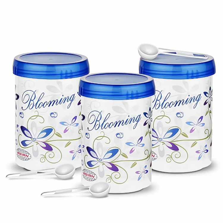 Asian Turn & Lock Storage Containers Airseal Jar 850ml 3pc