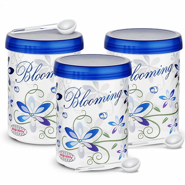 Asian Turn & Lock Storage Containers Airseal Jar 1200ml 3pc