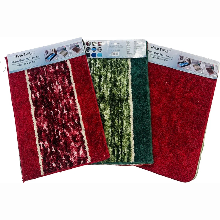 Homewell Micro Bath Mat 2pc Set EW