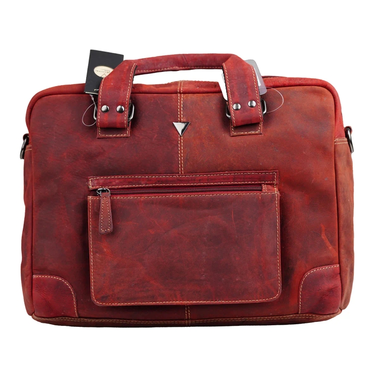 Cortigiani Leather Executive Laptop Bag-HM9899