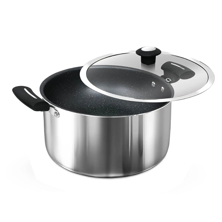 Impex Stainless Steel Non Stick Sauce Pan 20cm SSP20
