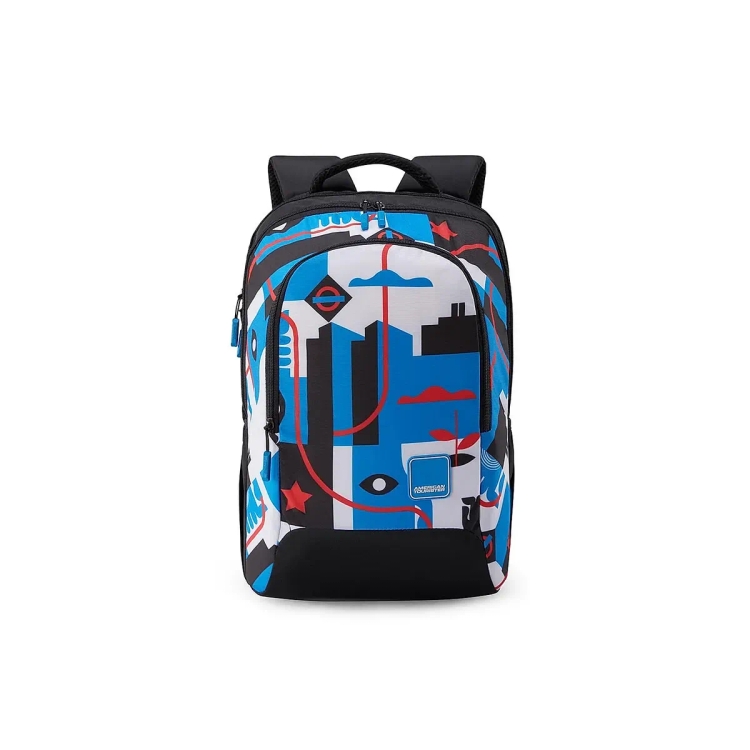 American Tourister Back Pack Quad 3.0 Vivid Blue