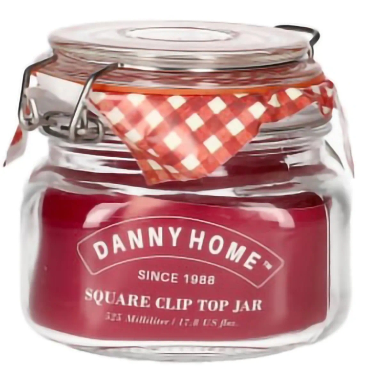 Danny Home Glass Clip Jar 525ml 1966-39