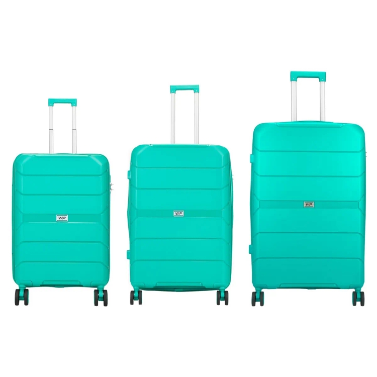 Vip Hard Spinner Pristine 8W 3Pc Set Aqua Blue