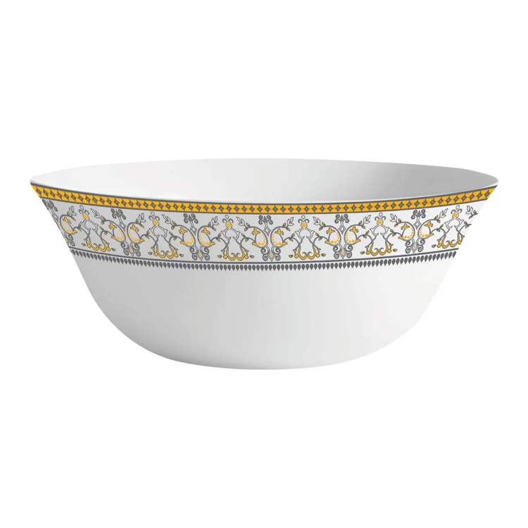 La Opala Sovrana Moroccan Gold Serving Bowl