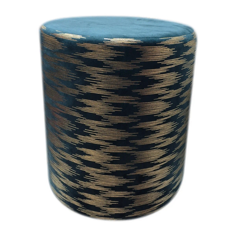 Maple Leaf Ottoman Stool Foil 1 72