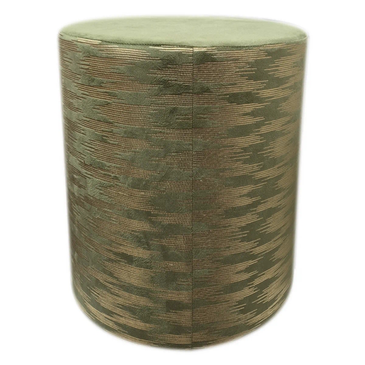 Maple Leaf Ottoman Stool Foil 1 54