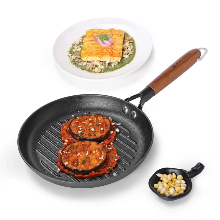 Wonderchef Ferro CI Grill Pan 24cm