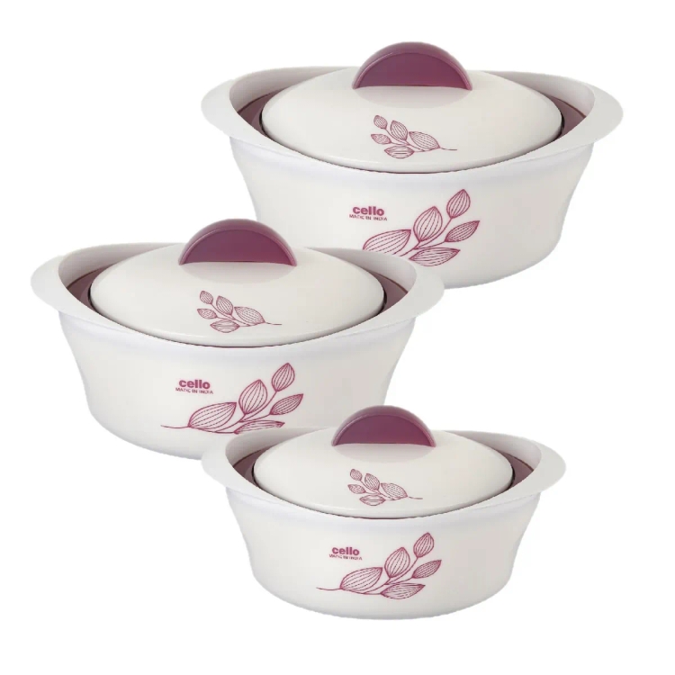 Cello Casserole Maple 0.5L+1L+1.5L Set