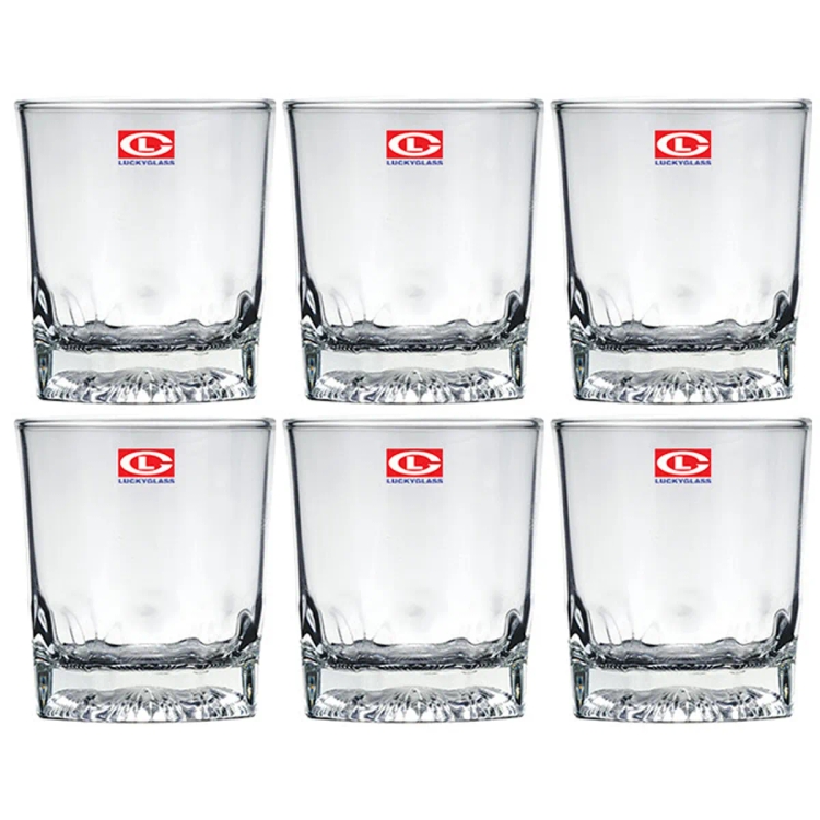 Lucky Glass Tumbler 6Pc LG-15