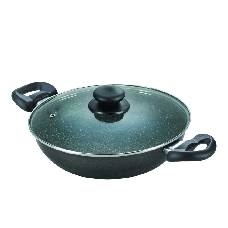 Prestige Kadai With Lid Deluxe Granite 24cm
