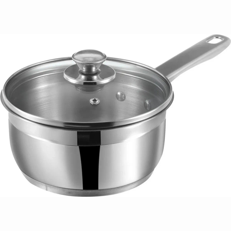 Vinod Saucepan With Glass Lid 2Tne IB 16cm