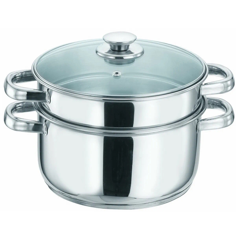 Vinod Steamer 2Tier with Glass Lid 20cm