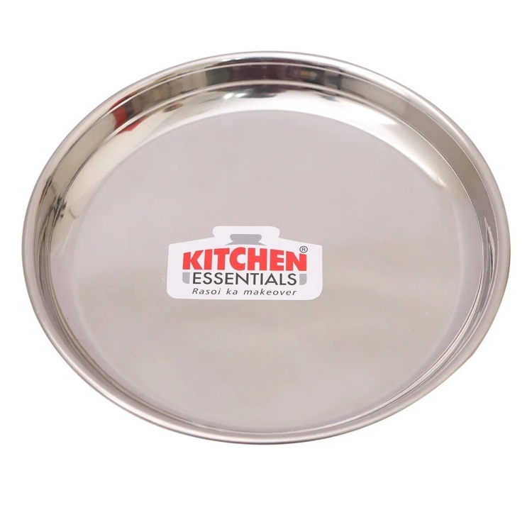 Kitchen Essential Baggy China Plate Stainless Steel 11'