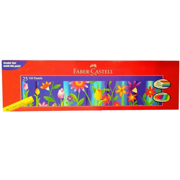 Faber Castell Oil Pastels 24Colour 123025