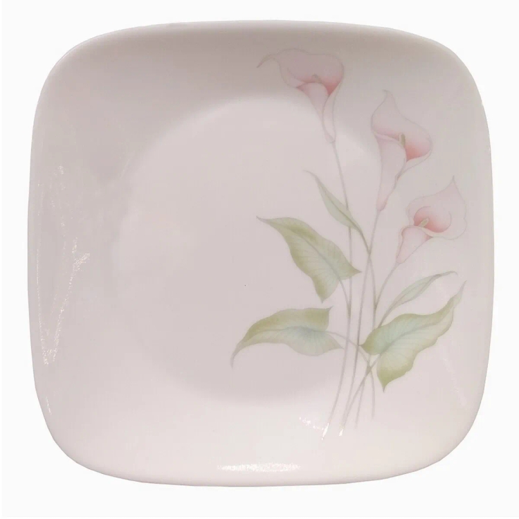 Corelle Plate Small Square Lily Ville