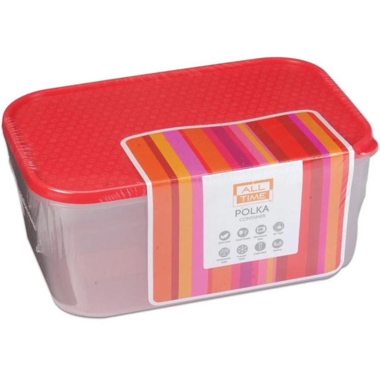 All Time Polka Container 1800ml Assorted