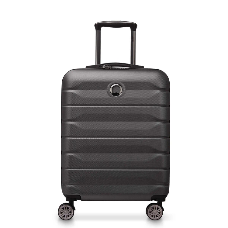 Delsey 4 Wheel Hard Spinner Air Armour 56.5cm Black