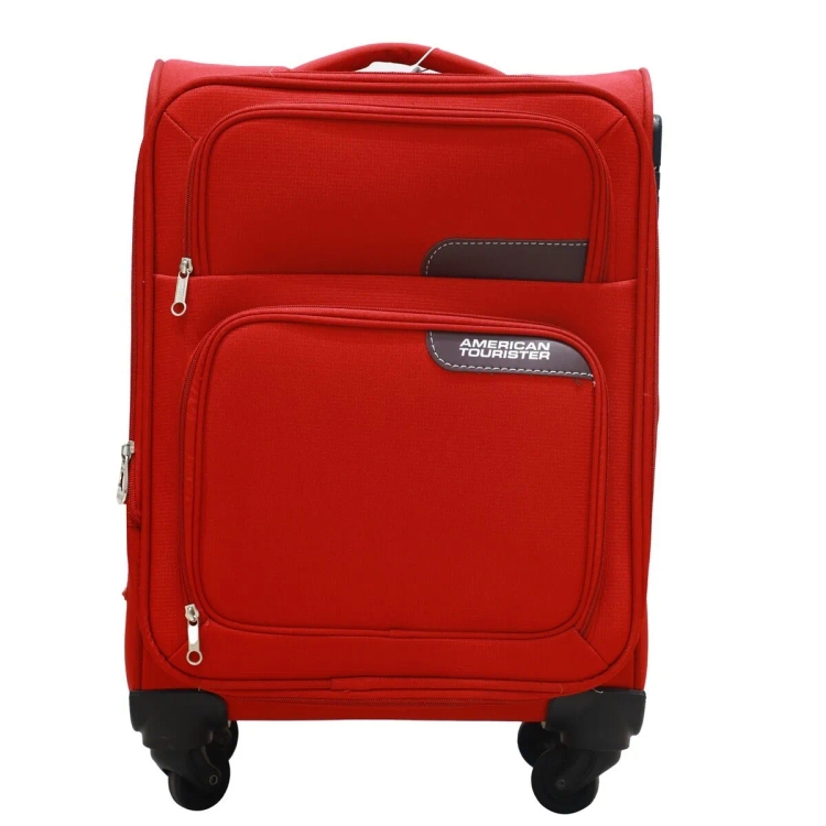 American Tourister Soft Spinner Ricardo 56cm Red