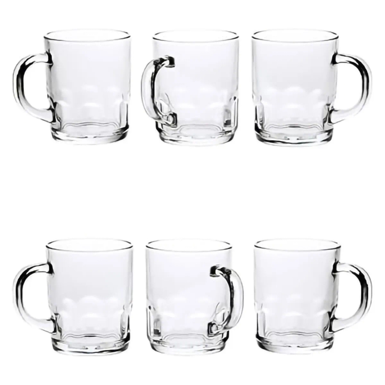 Lucky Glass Mug 6Pc LG 312111
