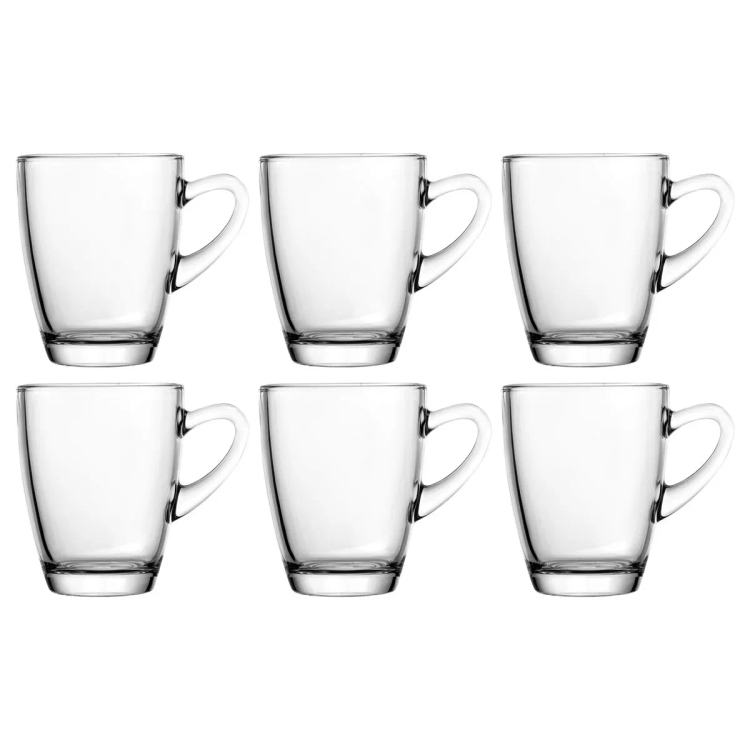 Lucky Glass Mug 6Pc LG 312611